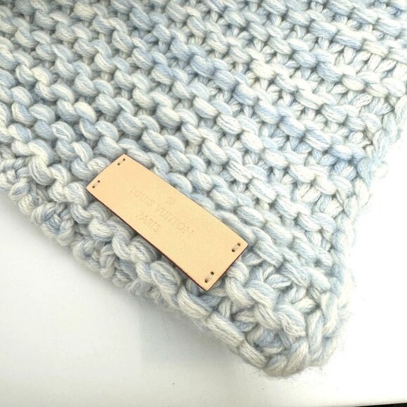 LOUIS VUITTON M70433 Braid Scarf Cashmere blue - Picture 12 of 14